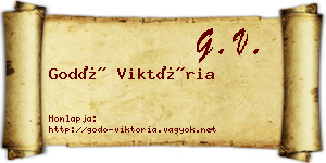 Godó Viktória névjegykártya